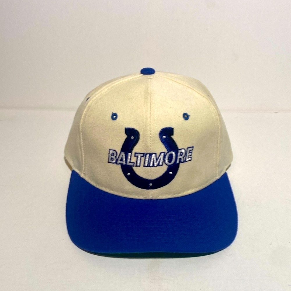 Baltimore Colts Vintage Starter The Natural Adjustable SnapBack Wool Hat 90’s